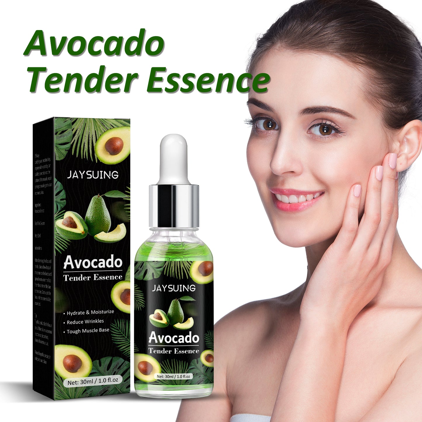 Jaysuing Avocado Serum – Brightens Skin, Reduces Fine Lines & Moisturizes