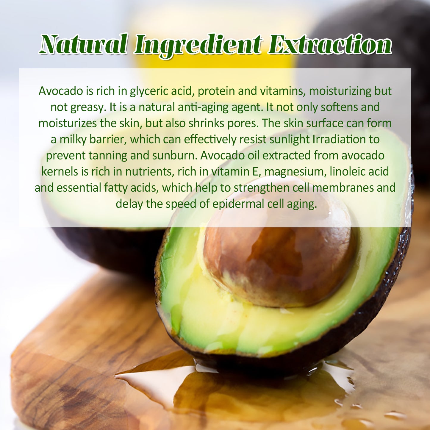 Jaysuing Avocado Serum – Brightens Skin, Reduces Fine Lines & Moisturizes