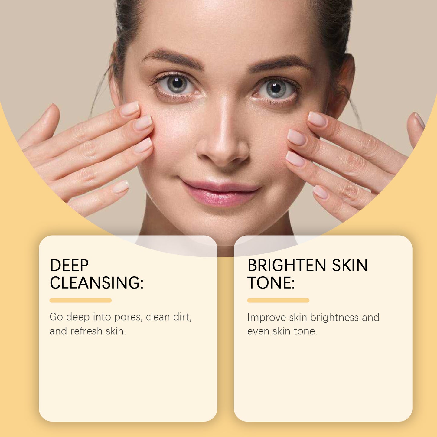 Viareline Vitamin C Deep Cleansing Mud Mask Gently Cleans, Hydrates And Moisturizes Facial Skin