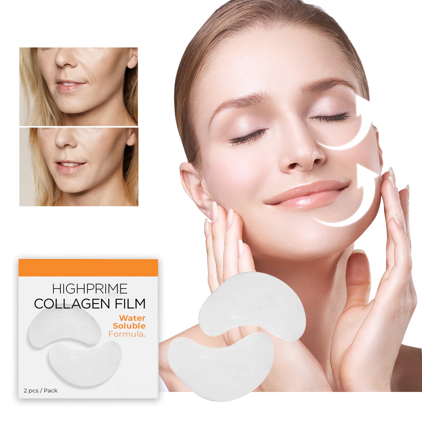EELHOE Collagen Eye Mask – Reduce Dark Circles, Fine Lines & Bags