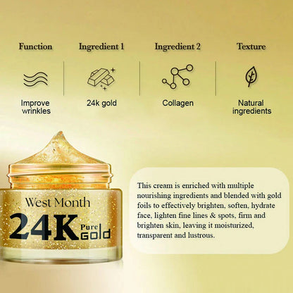 24K Collagen Cream – Brightens, Moisturizes & Reduces Fine Lines