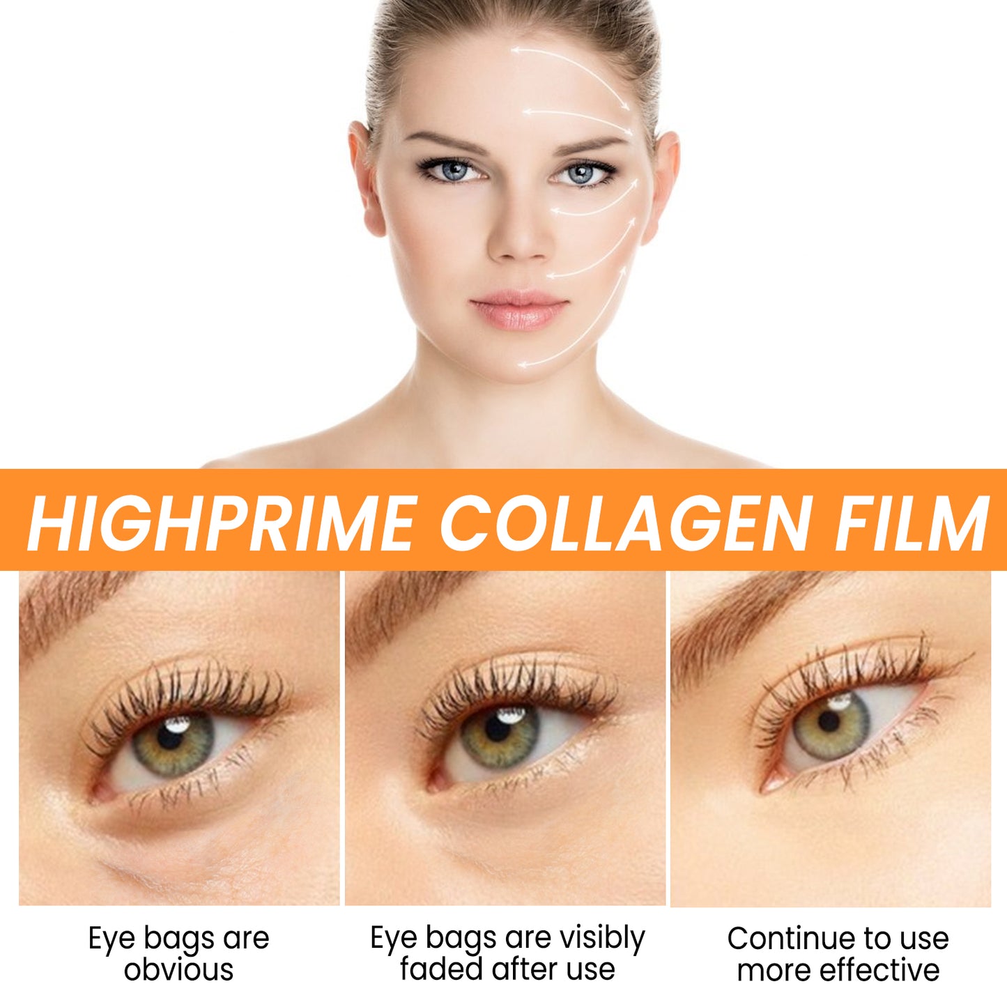 EELHOE Collagen Eye Mask – Reduce Dark Circles, Fine Lines & Bags