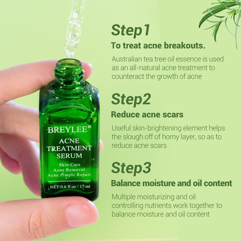 BREYLEE Acne Treatment Serum Mask – Anti-Acne & Pimple Scar Remover